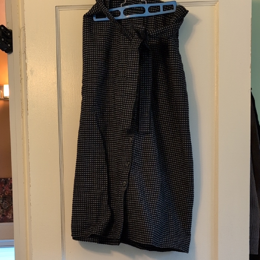 Black And Grey Skirt